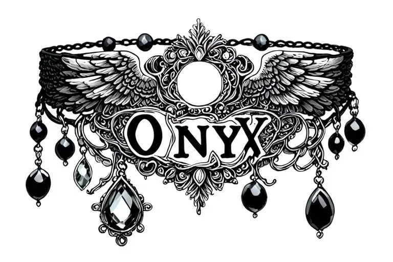 The Name Onyx Bracelet Angel