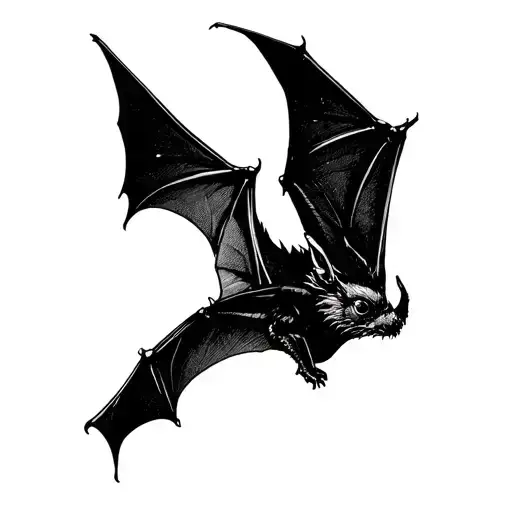 Bat Flying
