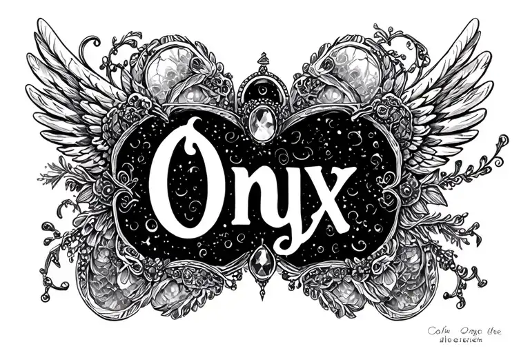 The Name Onyx Bracelet Angel