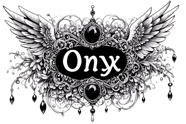 The Name Onyx Bracelet Angel