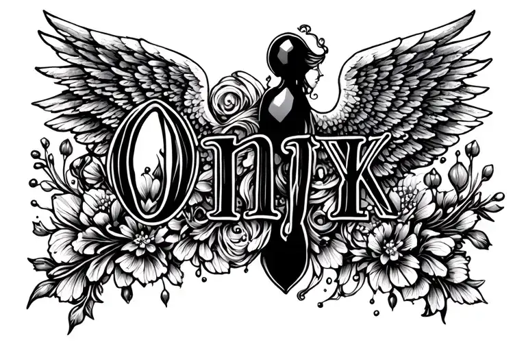 The Name Onyx Bracelet Angel