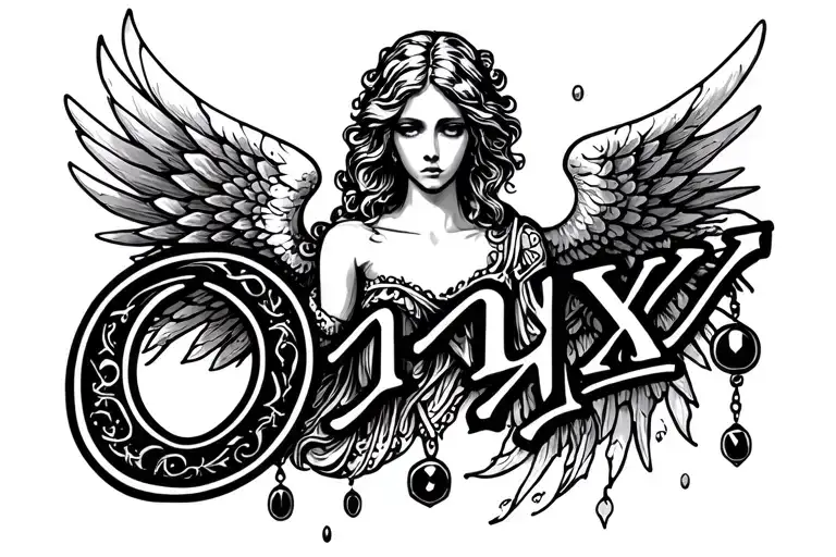 The Name Onyx Bracelet Angel