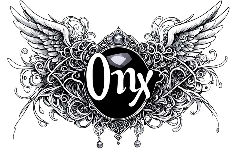 The Name Onyx Bracelet Angel