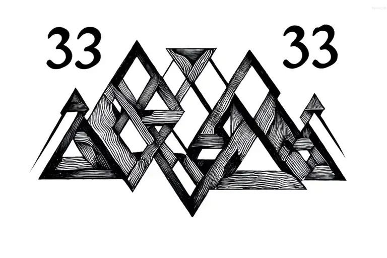 333 Interlocking Triangles
