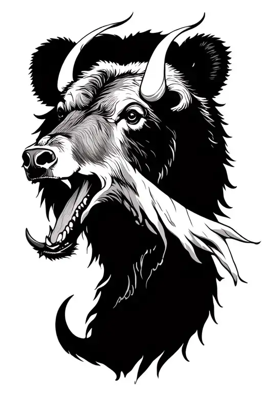 Taurus And Bear Competing For Bitcoin