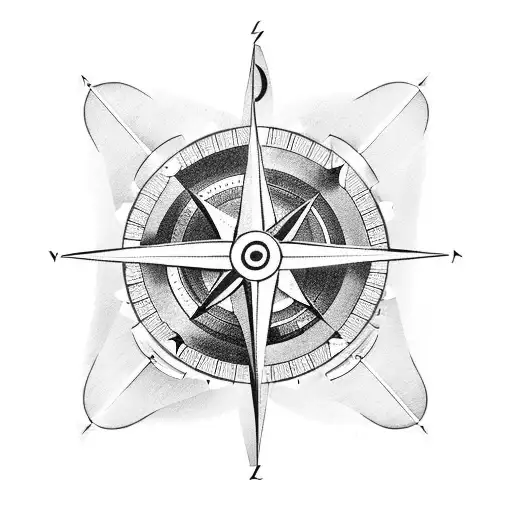 Lighthouse Compass Sailboat