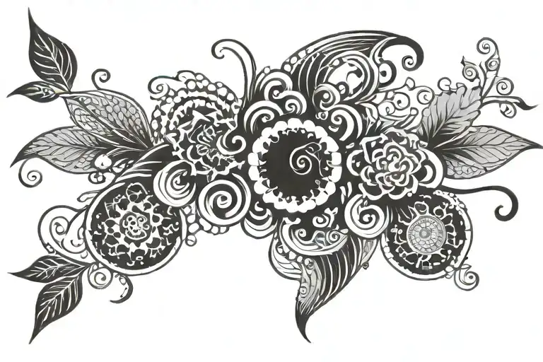 Beautiful Pattern Incorporating Elements