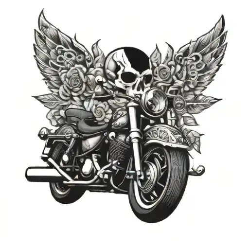 Day Of The Dead Themed Motorcycle Design With Mexican Cultural Elements