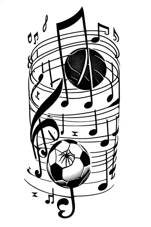 Family Sports Music Notes