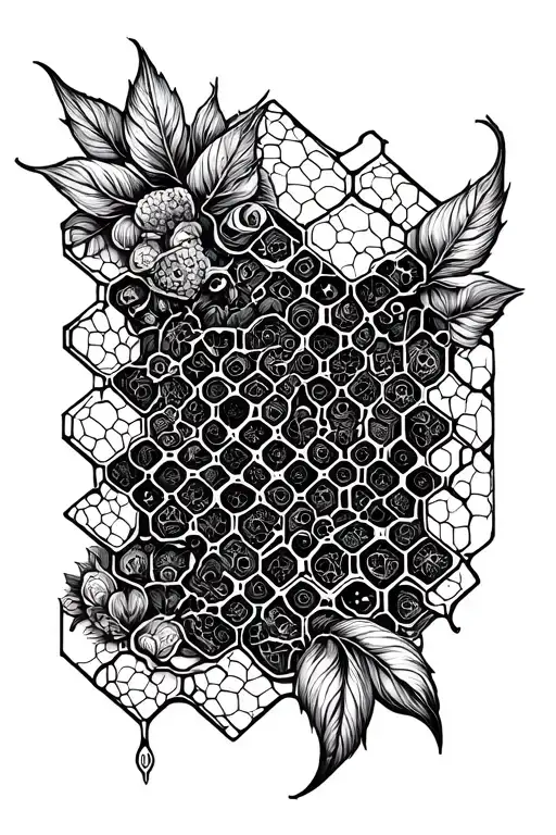 Honeycomb Pattern Incorporating Elements