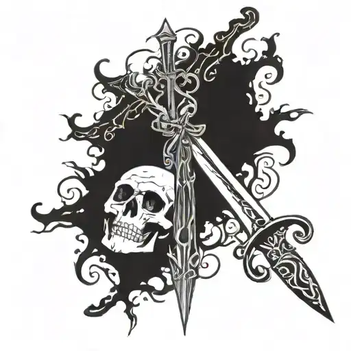 Sword Cacthing Money Which Is Taking Sould