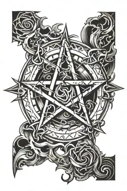 Pentagram Drawn