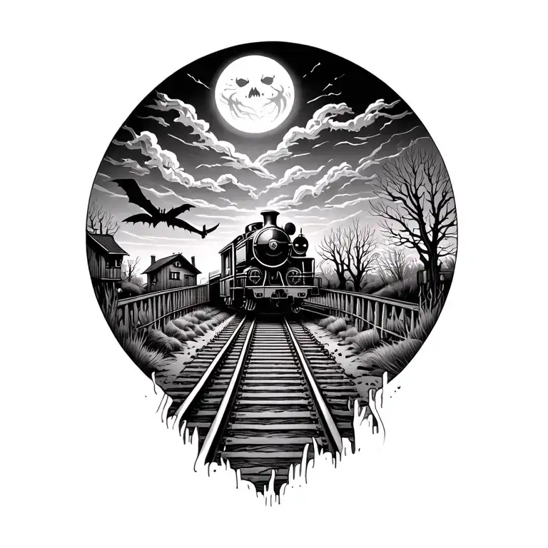 Haunted Train Track
