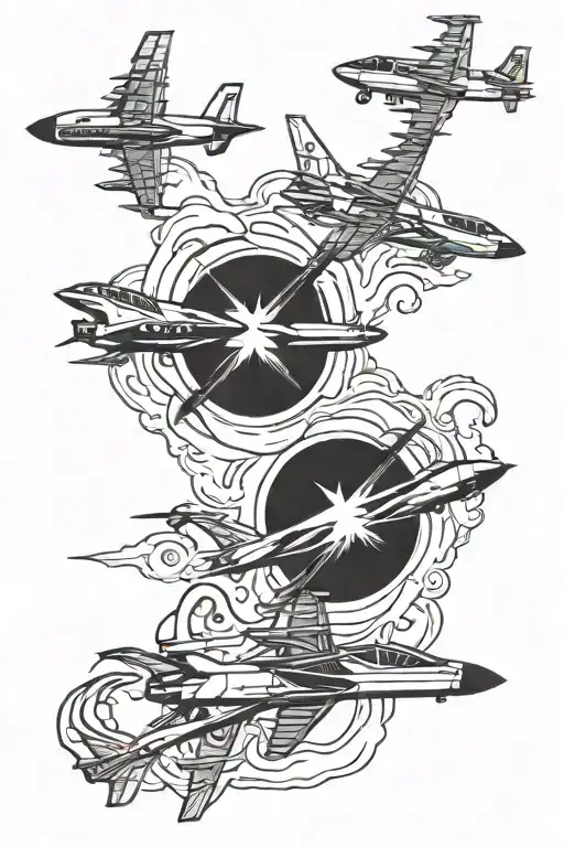 Jets Flying