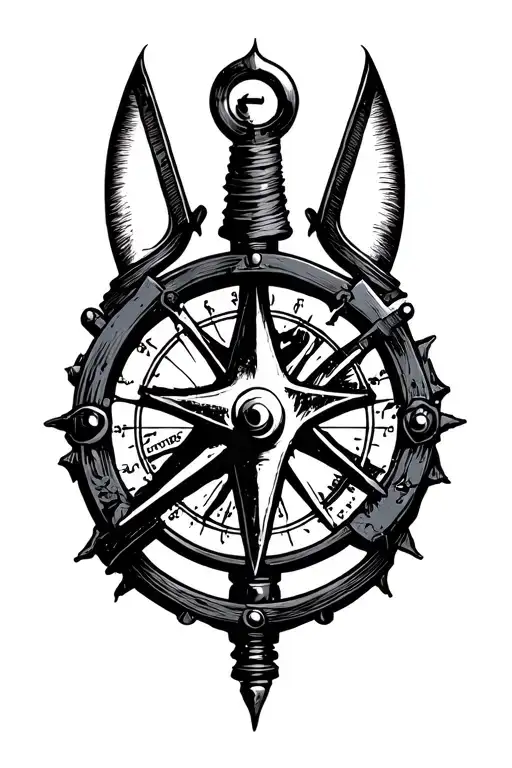 Sextant Anarchy Symbol Made