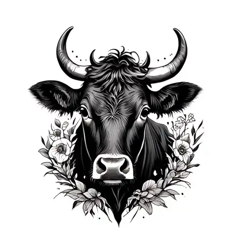 Remember Mother Cow Tattoo Design Inspired