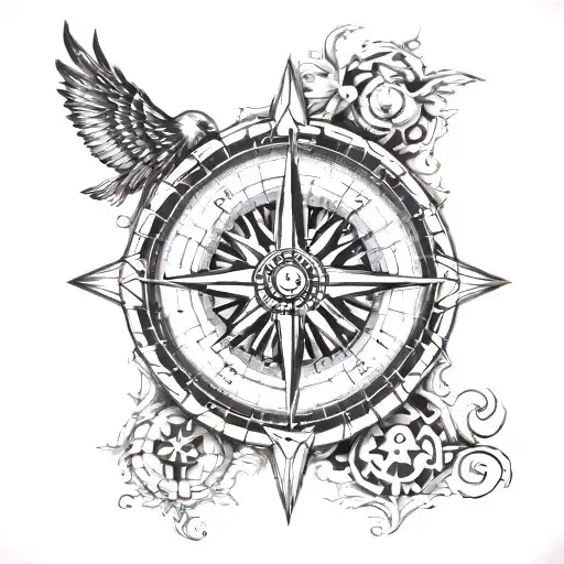 Compass With Flight