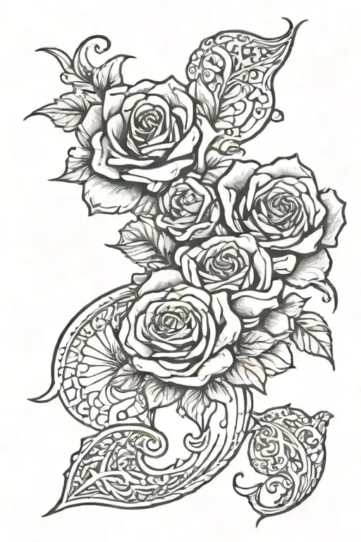 Paisley And Rose Wrapped