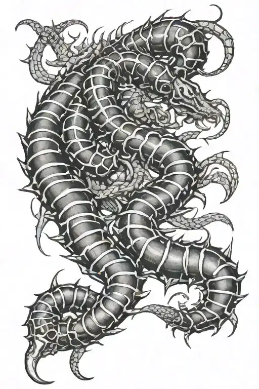 Centipede Wrapped Loosely