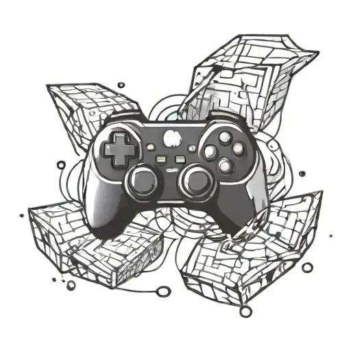 A Soccer Ball Transforming Into A Video Game Controller