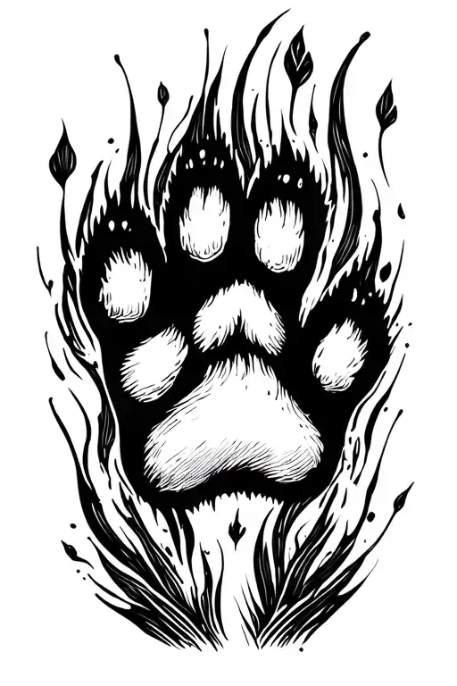 Dog Paw Print