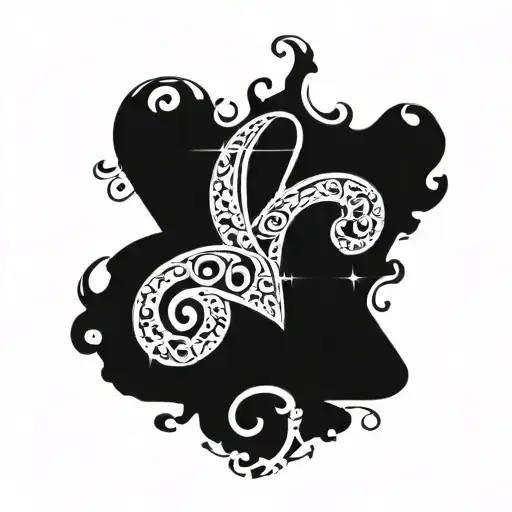 3 Combined Letters A A G Clef Mixed