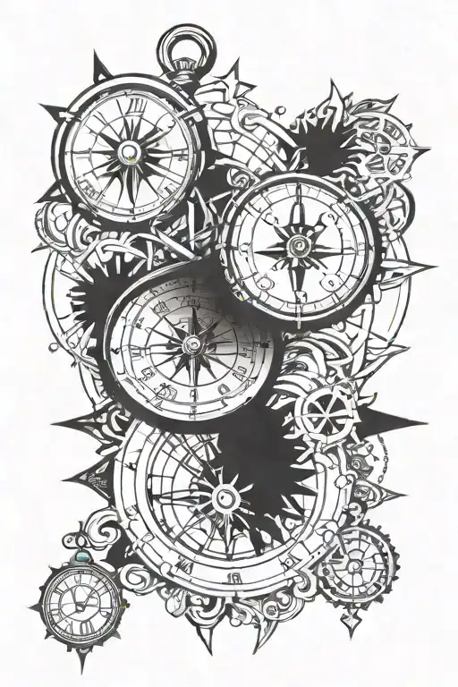 Clock And Compass Design