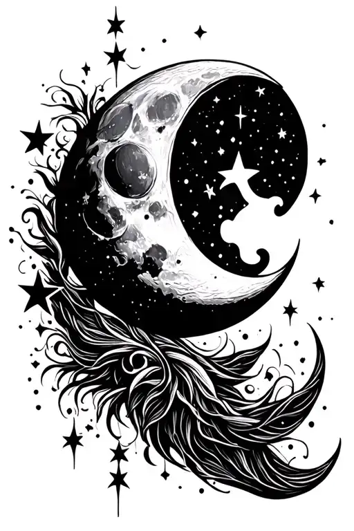 Moon And Stars