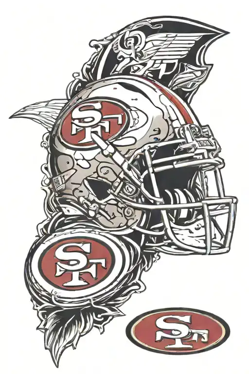 Incorporate The San Francisco 49Ers Logo Into A Tattoo Symbolizing Loyalty And Respect