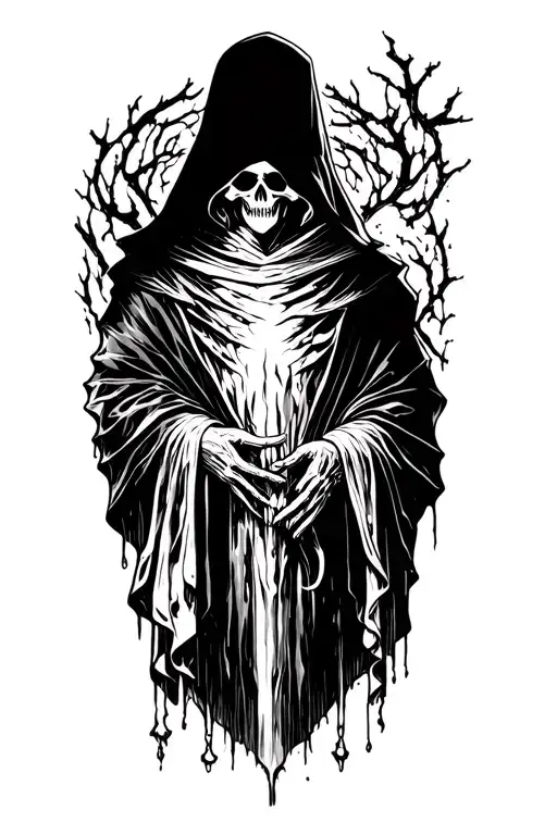 Grim Reaper Silohuette