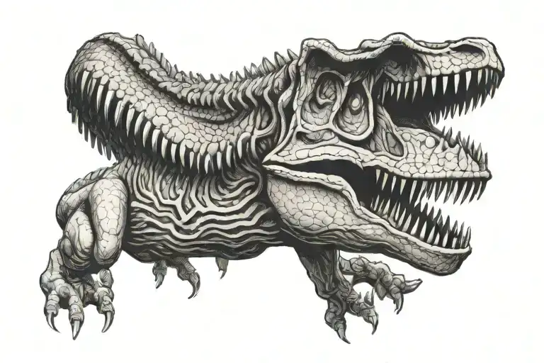 Tyrannosaurus Rex Front View