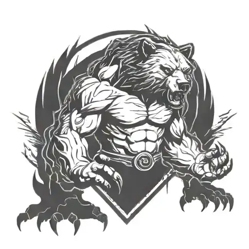 Bear Gym Transformation Ultra Instinct