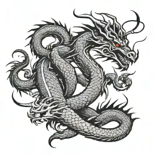 Jhin And Haku Dragon Body