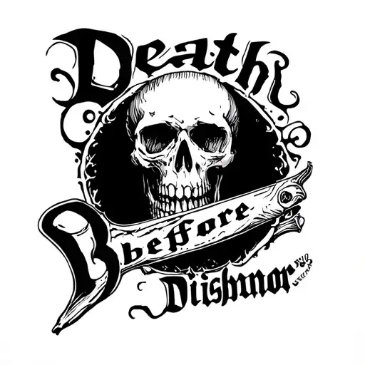 Death Before Dishonor Words