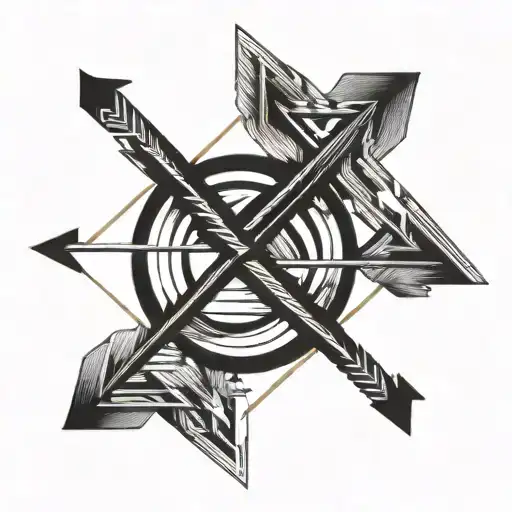 Parallel Opposite Spiritual Arrows