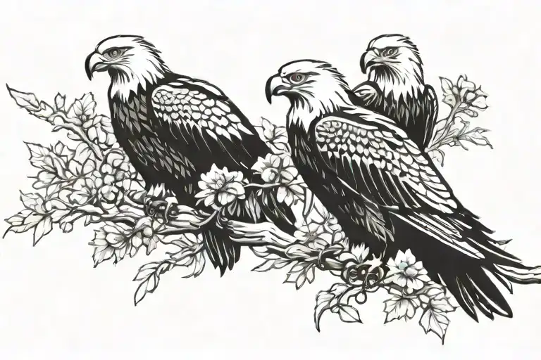 Eagles Representing Family Members