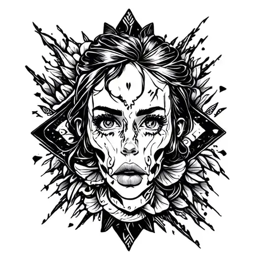 Shubble Youtuber Tattoo Design Featuring