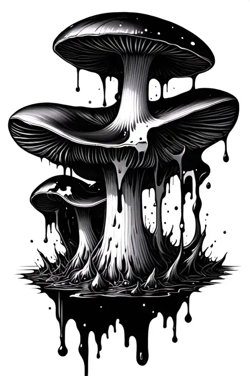 Oil Spill In The Shape Opf A Mushroom