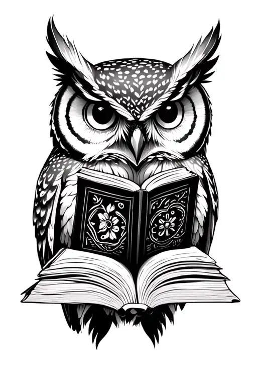 Owl Reading Books
