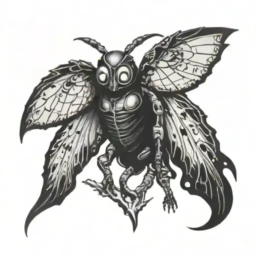 Mothman Thinking Of A Lamp