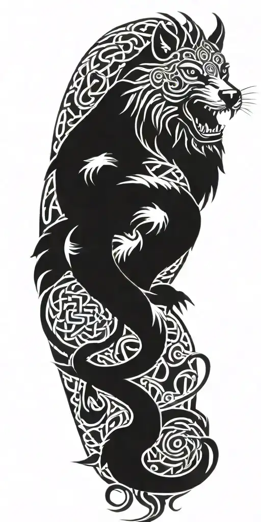 Nordic Knotwork Animals