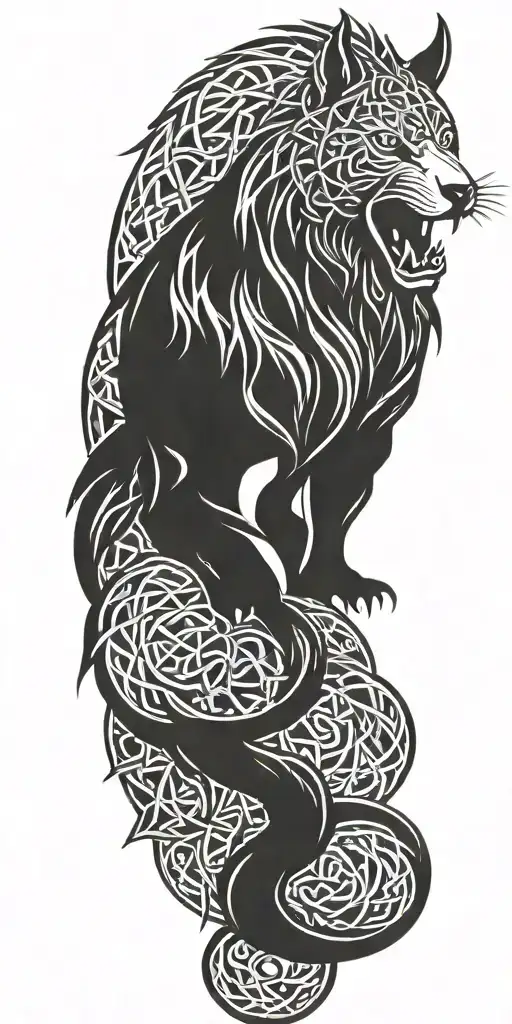 Nordic Knotwork Animals