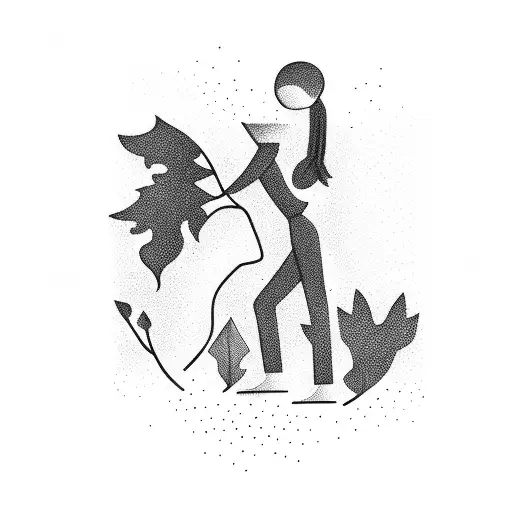 A Silhouette Of A Person Standing In Front Of A Majestic Waterfall