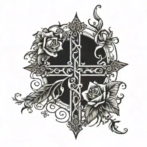 Religious Cross And Patience