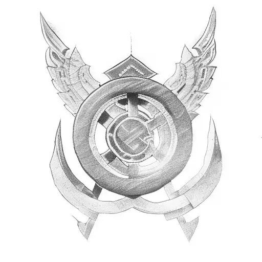 Spartan In Small Circle Kneeling