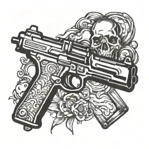 Gun Heavy Black No Shading