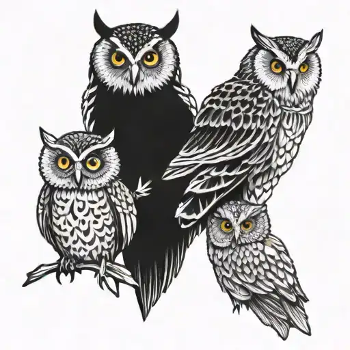 Hermetic Wisdom Owls
