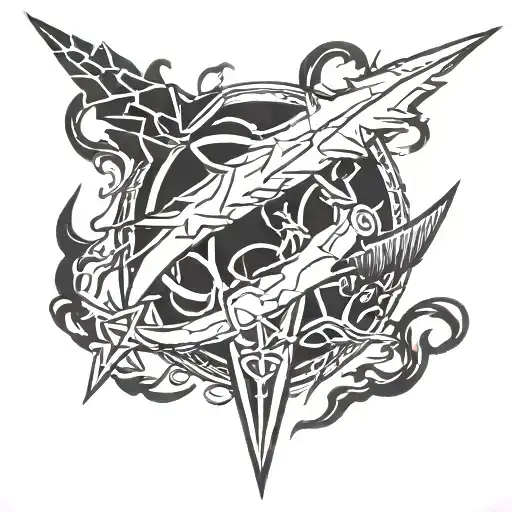 Lightning And Trident Piercing