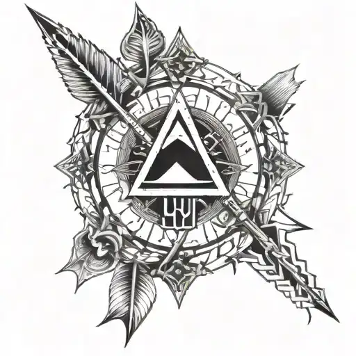 Arrow And Spiritual Symbols Incorporated