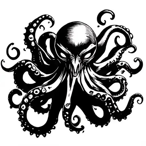 Angry Alien Octopus
